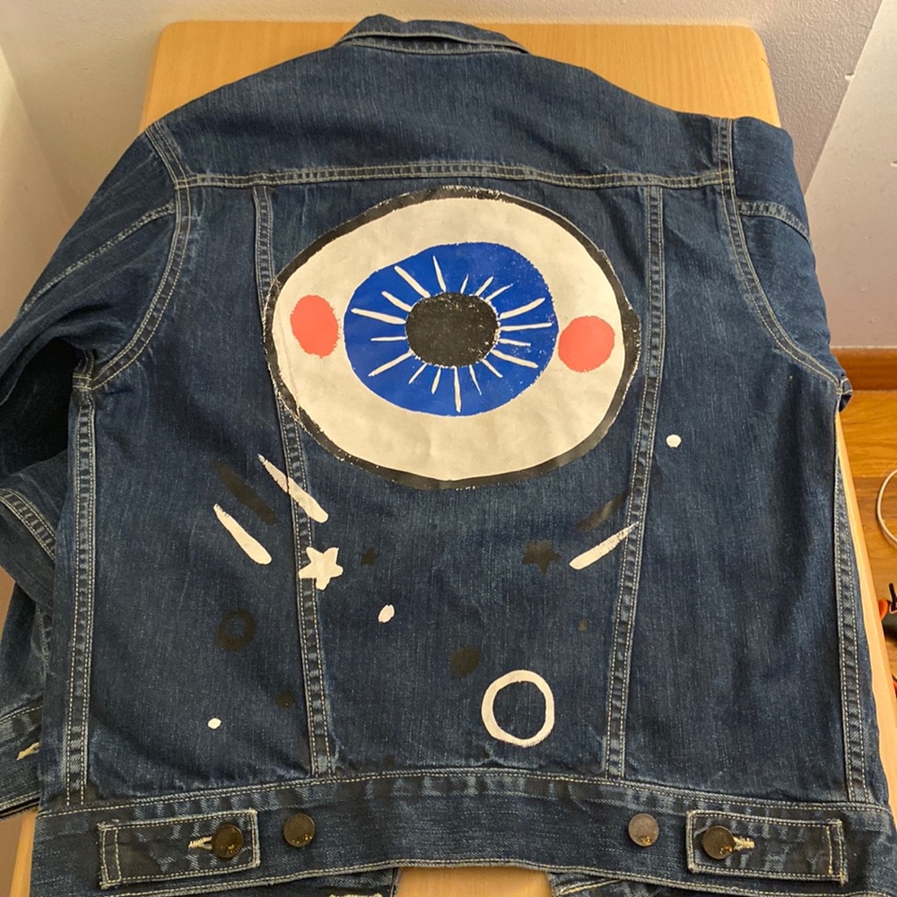 J+CO EYEBALL JEAN JACKET